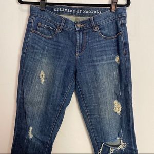 ARTICLES OF SOCIETY mid rise jeans
